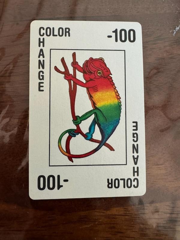 Color Change card