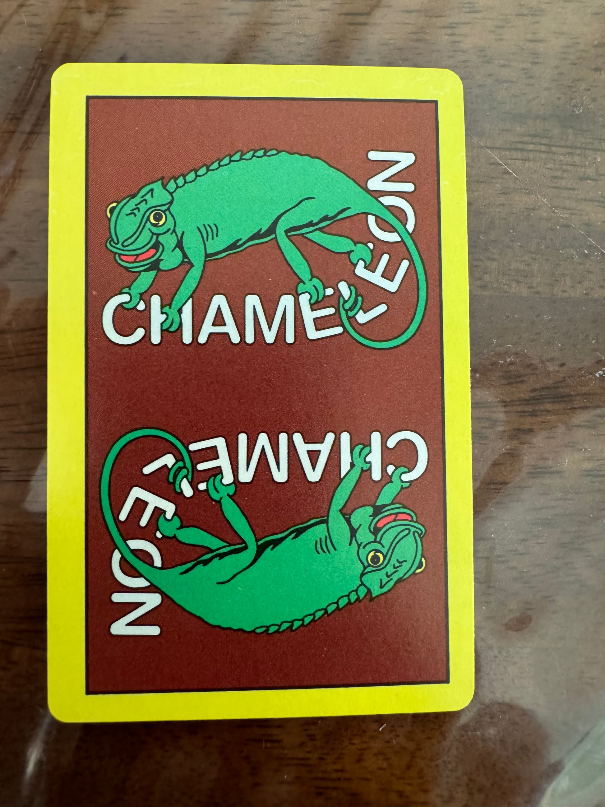Chameleon Code Card Chameleon Card Game