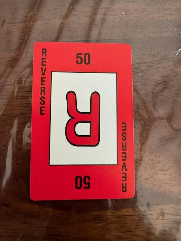 Reverse card